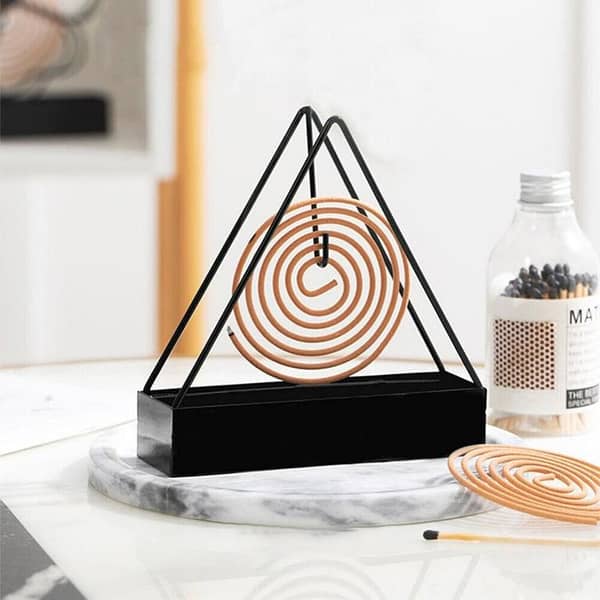Iron Insect Mosquito Coil Holder Retro Innovative Home Incense Sandalwood Mosquito Repellent Coil Holder Anti-Mosquito