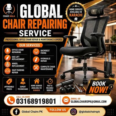 Revolving Chair /Office chair Repairing/ Gaming Chair Repair services