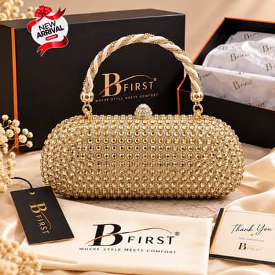 Imported Premium Quality Clutch for Girls | Stylish Medium Size Party