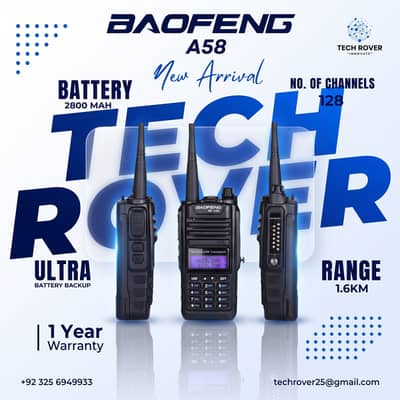 Walkie Talkie | Baofeng | Wireless Set | Baofeng A58
