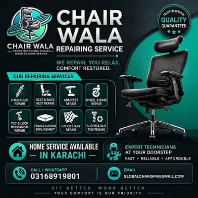Gaming chair repair | Office Chair Repairing | Revolving Chair Repair