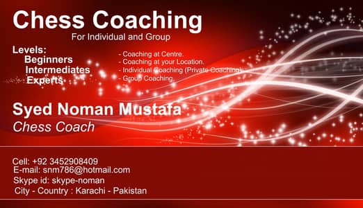 Chess Coaching / Classes
