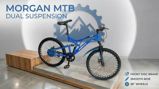 Morgan Dual Suspension Mountain Bike – Blue