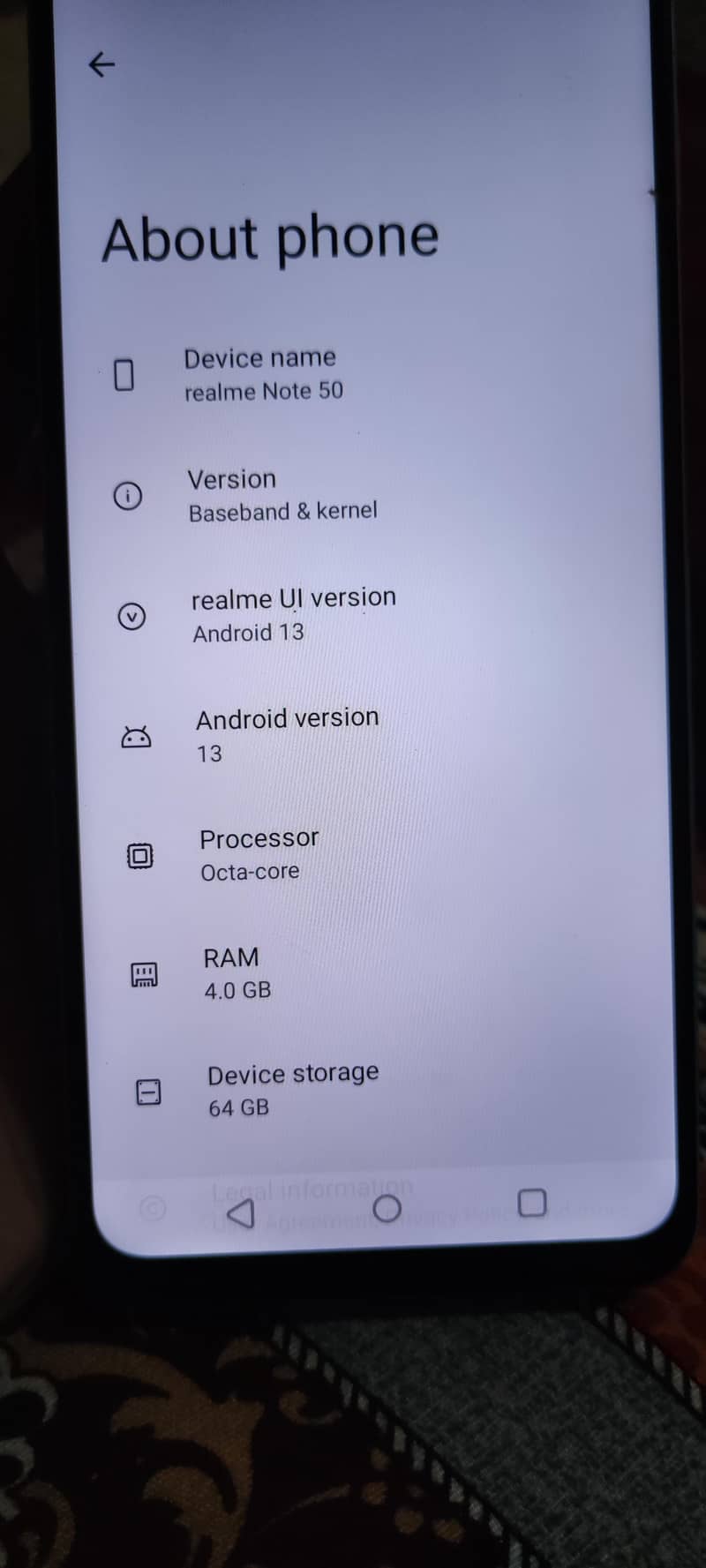 Realme Note 50 Only mobile 6