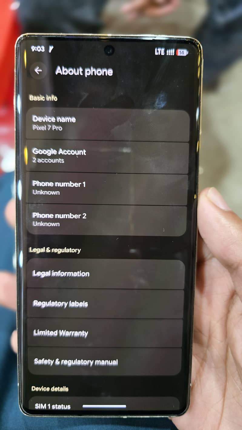 Google Pixel 7 Pro 3