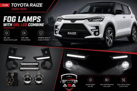  Toyota Raize 2020–2022 Fog Lamps with DRL LED 