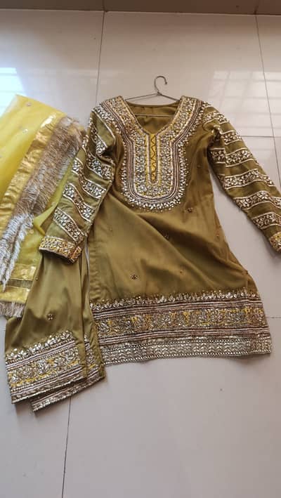 Gota work dress