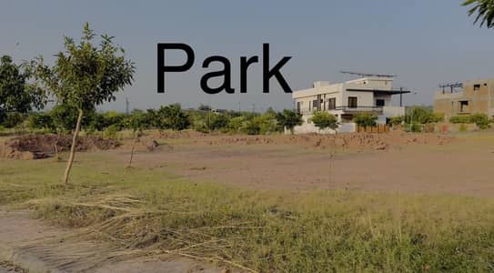 Kanal Park Face Back Open Plot Bahria Enclave Islamabad Lop Approved