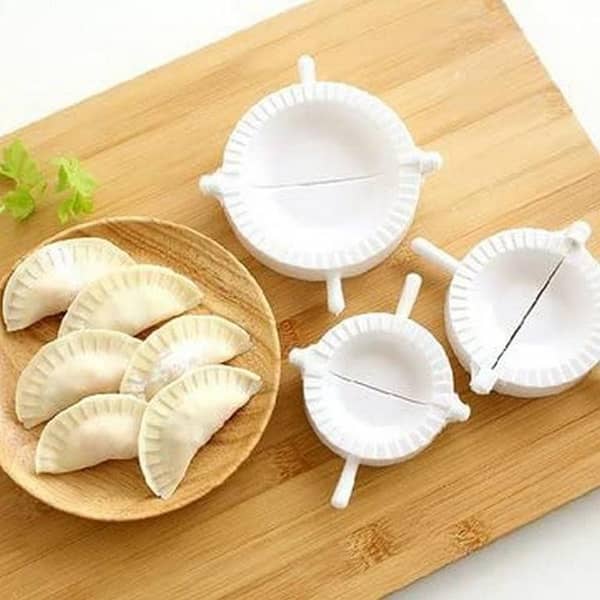 T  3pcs Dumpling Mold Pierogi Turnover Ravioli Empanada Dough Press Mould Maker