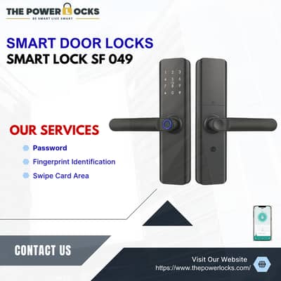 Advanced Door Lock SF-059 | Keyless Entry | Fingerprint & PIN Security