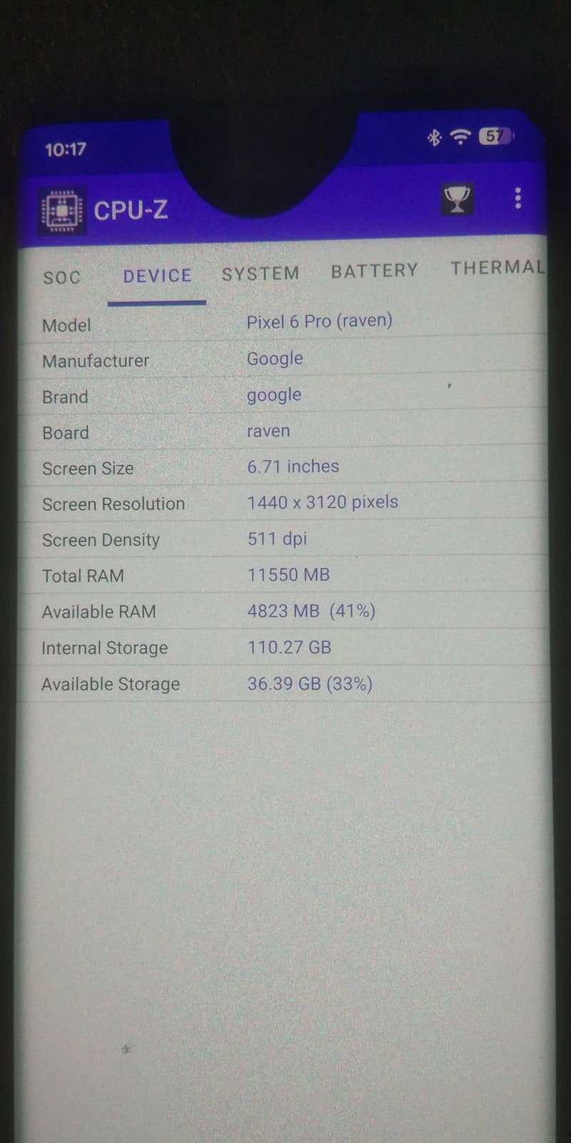 Google Pixel 6 Pro 1