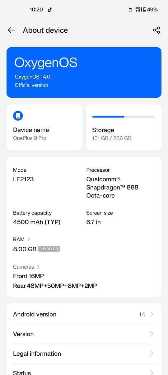 One Plus 9 Pro 3