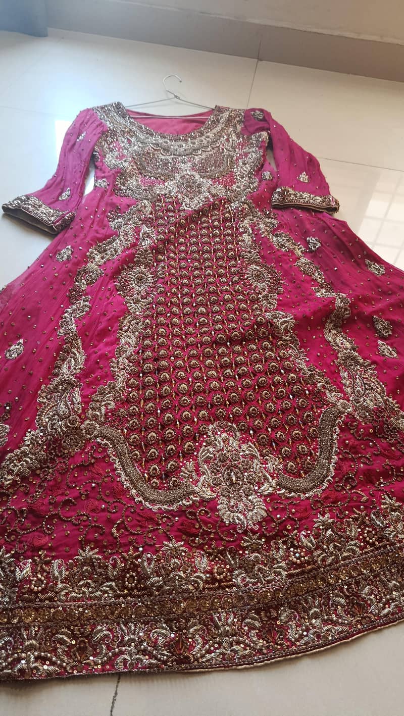reddish full embroidered maxi 0
