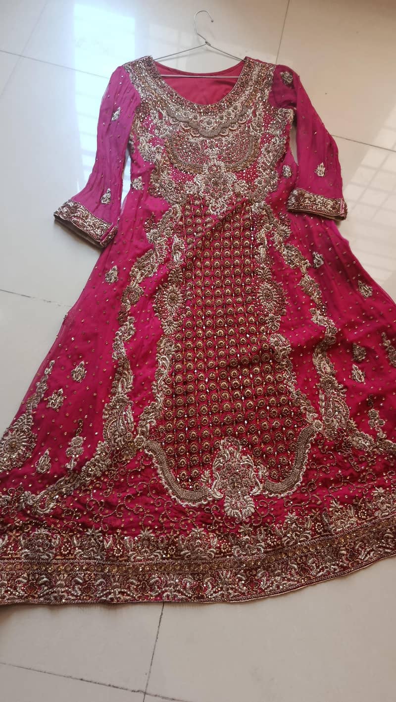 reddish full embroidered maxi 6