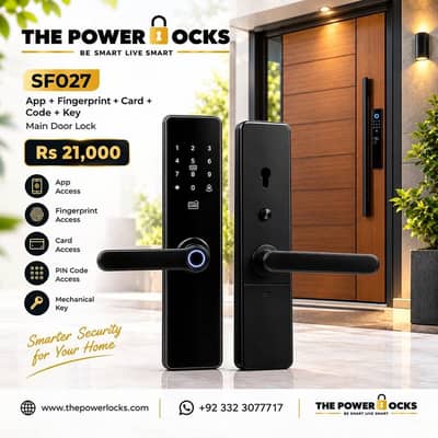 Advanced Door Lock SF-059 | Keyless Entry | Fingerprint & PIN Security