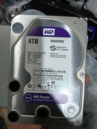 Hard disk 4TB 100 health performances are very good condition new