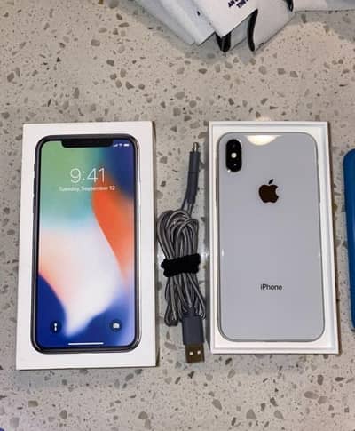 Apple iPhone X 256 GB Mein official PTI no open