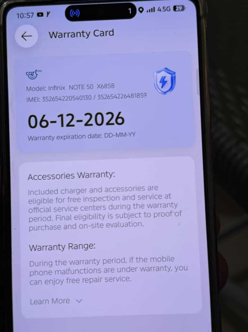 Infinix Note 50 6