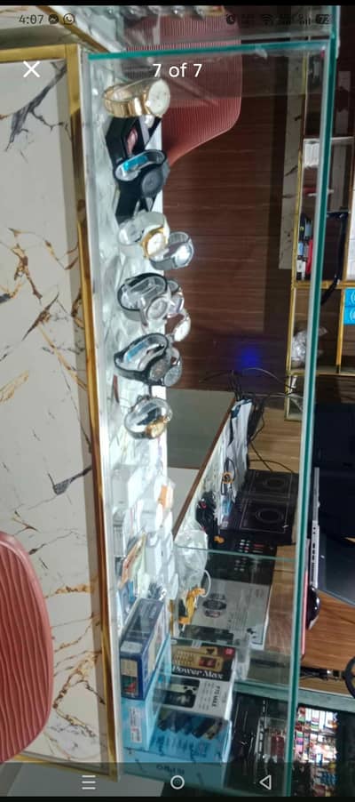 New counters racks new accessories.
