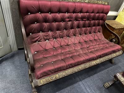 Wooden sofa