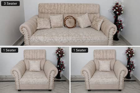 5 Seater Sofa Set in immaculate condion-Moving Out TODAY- 45,000 FINAL