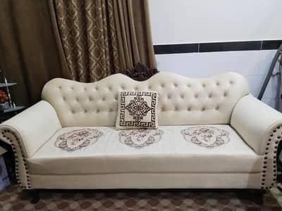 7 Seater Sofa Set for Sale | Premium Sofa with Covers Available