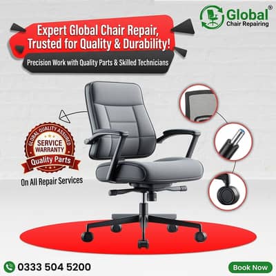 Office chair Repairing ,Wheels & Hydraulic, Revolving chair repair