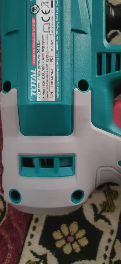 Total pressure washer for sale. This is imported not local
