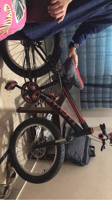 One year used bicycle