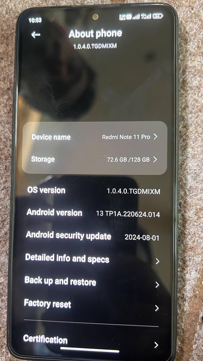 Xiaomi Redmi Note 11 Pro 5