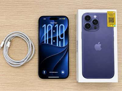 iPhone 17 Pro Max 256GB Blue | PTA Approved | 99% Battery | Box