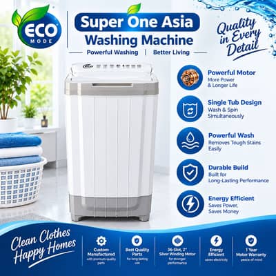 Washing machine 12kg 270 model copper motor