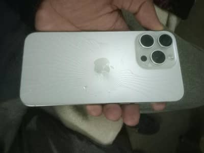 iPhone 15 Pro Max JV – Back Glass Cracked
