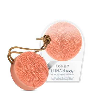 FOREO LUNA 4 body T-Sonic Massaging Body Brush – Peach Perfect