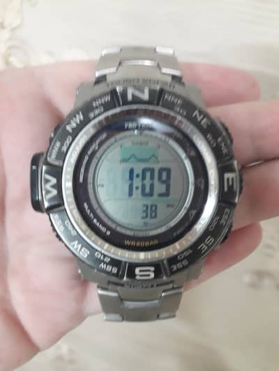 Casio Protrek Tough Solar Titanium Men's Wristwatch