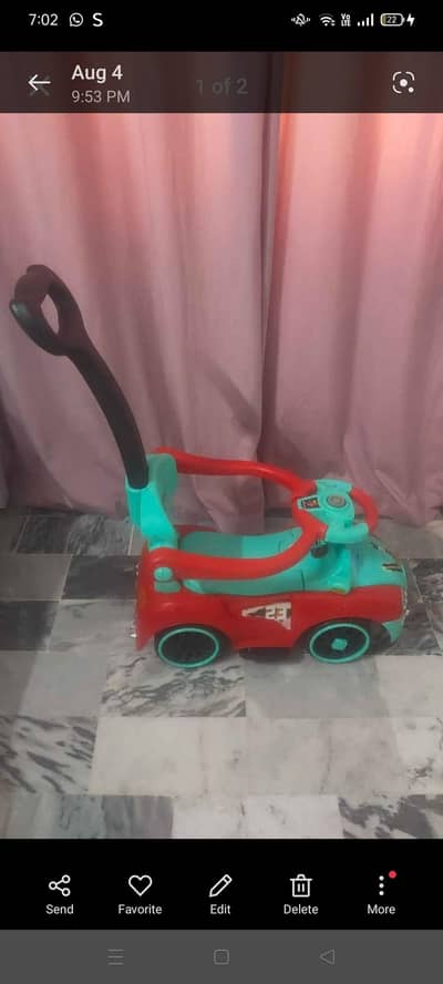 kids smart stroller car