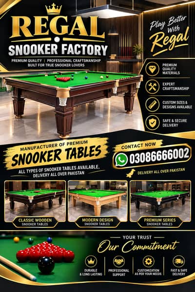 Snooker Club Setup | Snooker & Pool Tables /Snooker Table Maker