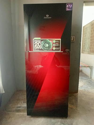 just like new fridge with warranty card.