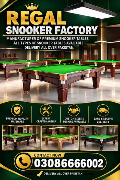 snooker club manufacturer \ Snooker Tables For sle / Pool /Billiards