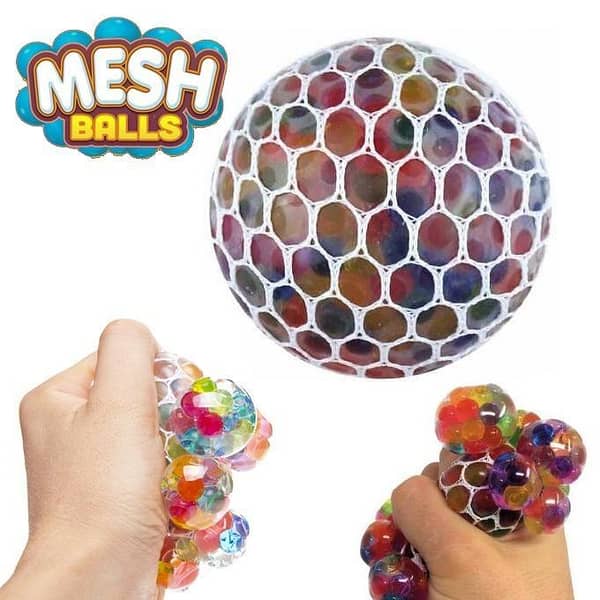 T  Mesh Squishy Balls Stress Relief Squeeze Grape Balls Relieve Pressure Balls Mesh Squishy Ball Vent Toys Slime Stress Ball Anti Stress Toys