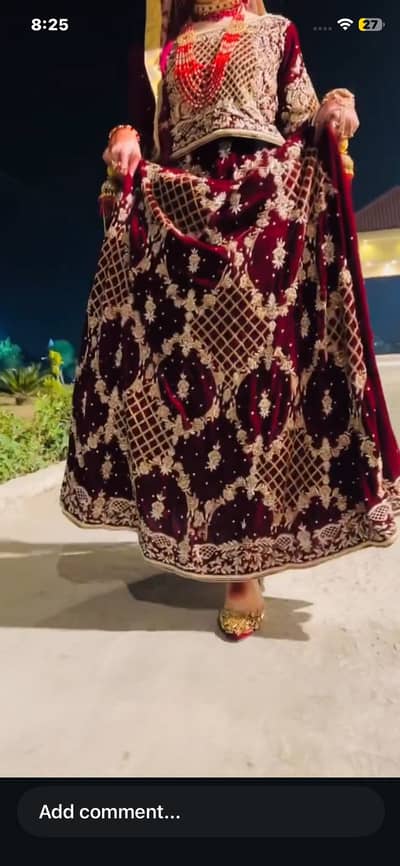 Bridal dress red/barat lehnga