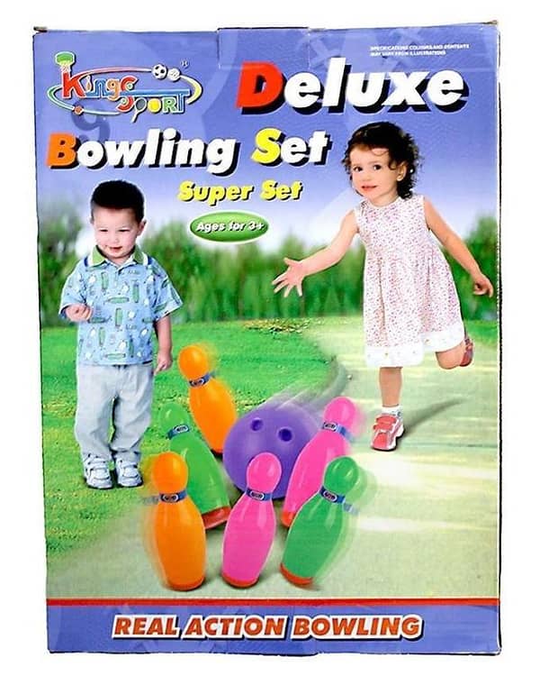 T  Deluxe Bowling Set For Kids - Multicolor