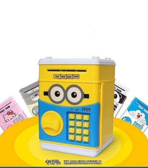 Minion Design Safety Box For Kids - Yellow