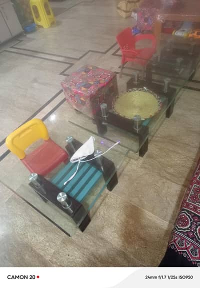 centre tables for sale with glass top thick glass