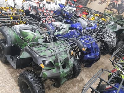 Self start fuel engine Atv quad 4 wheels delivery all Pakistan