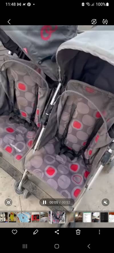 Mothercare Twin stroller