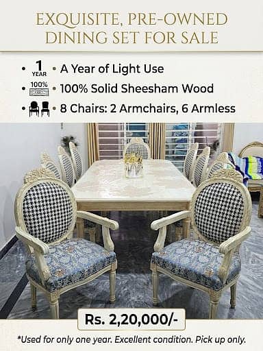 Dining Table With 8 Chairs