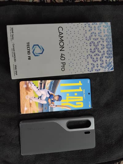 Tecno Camon 40 Pro 8/256 PTA Approved 10/10 Condition