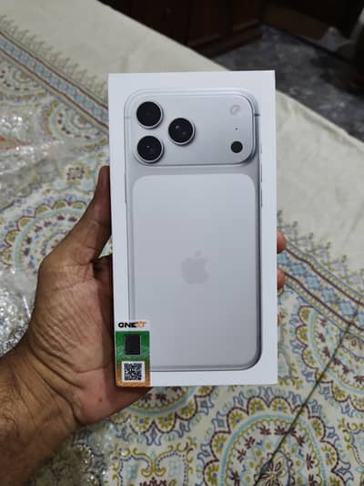Apple iPhone 17 Pro Max PTA approved Silve 2 year full warranty