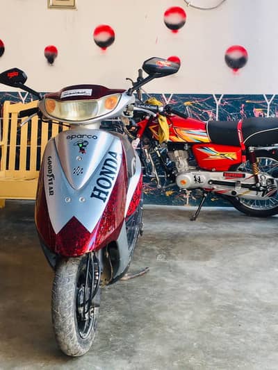 Honda 49 cc petrol scotye